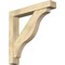 Ekena Millwork Funston Block Rough Sawn Bracket w/ Offset Brace, Douglas Fir, 6"W x 36"D x 36"H BKT0604X36X36FST05RDF - alternate 1